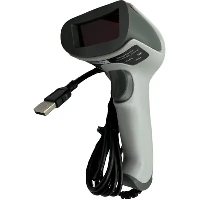 White Portable USB Laser Barcode Scanner Bar Code Reader Long Scan Handheld POS • £13.98