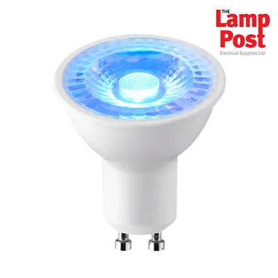 £5.99 • Buy Saxby 92537 5W 5 Watt LED GU10 Lamp Light Bulb Spot - Blue