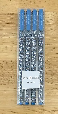 VERA BRADLEY Set Of 4 Factory Style Gel Pens In Floral Bursts 24364-X59 New • $10.99