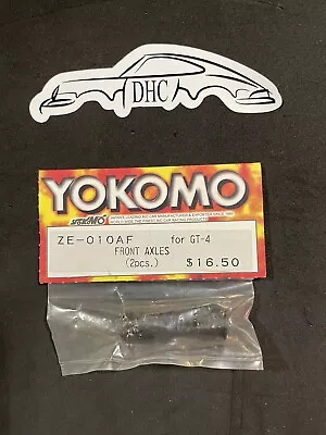 Yokomo Vintage RC Car Part # ZE-010AF Front Axles For GT-4 • $19.99