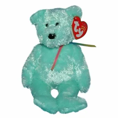 £2.75 • Buy Very Rare Ty Sherbert Mint Green Bear Beanie   New Nice  Birthday Gift