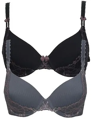 Ex-Store Amelie Memory Foam Padded Plunge Bra • £7.99