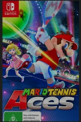 Super Mario Tennis Aces NINTENDO Switch Game • $99.99