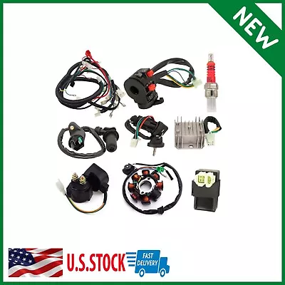 Complete Wiring Harness Kit ATV Wire For GY6 150cc 125cc Scooter Moped 4-Stroke • $48.09
