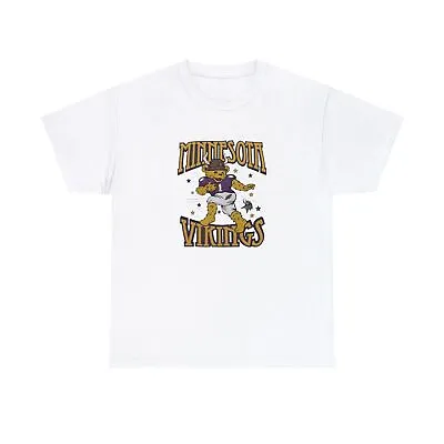 Minnesota Vikings X Grateful Dead Bear Heavy Cotton Tee • $16.92