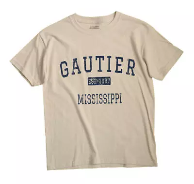 Gautier Mississippi MS T-Shirt EST • $18.99