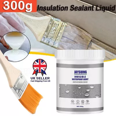 300g Jaysuing Invisible Waterproof Agent Waterproof Insulating Sealant Agent UK • £9.73