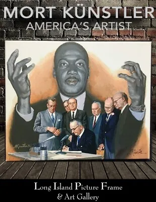 Mort Kunstler Martin Luther King Jr Signed & Numbered L/ED Giclee On Canvas • $645