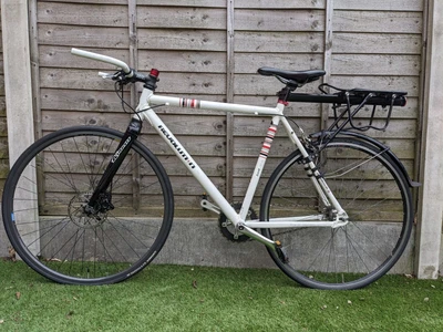 £120 • Buy Custom Single Speed (Belt Drive Compatible) Carbon Disc Fork - Inc. Pannier Rack