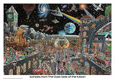 Echoes From The Darkside Of The Moon - Tom Masse Poster 32 X 22in • $13.49