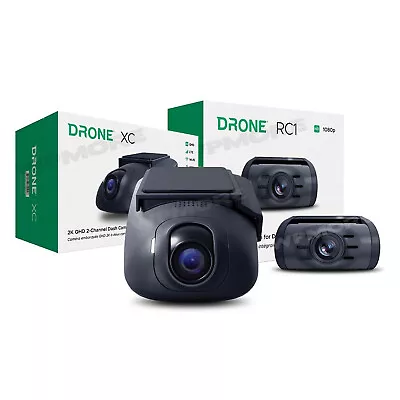 DroneMobile XC-LTE 2K QHD GPS Dash Cam W/LTE +  XC-SC1 Add On Rear Camera • $478.98