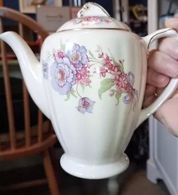 White Floral J& G Meakin Teapot...Reg Sol 391413 • £5.90