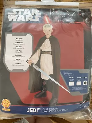 Star Wars Jedi Hooded Robe Child Costume Size Large 7-8yrs • $15