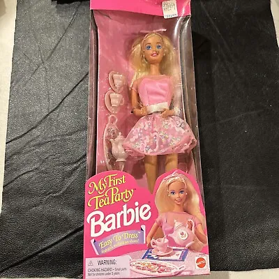 Vintage 1995 Mattel Barbie Doll My First Tea Party Sealed Box Easy To Dress • $18