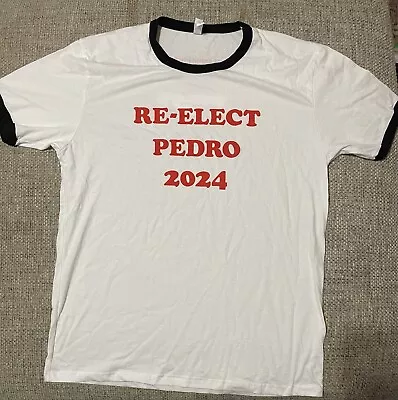Napoleon Dynamite 20th Anniversary Vote For Re-Elect Pedro 2024 Shirt Large • $40