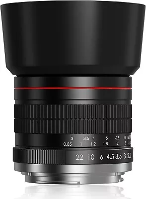 EF Lens For Canon - 85mm F1.8 Medium Telephoto Lenses Manual Camera RRP £106.99 • £82.99