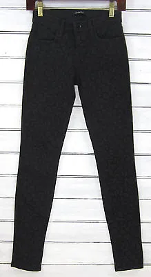 J Brand Black Leopard Print 620 Super Skinny Mid-Rise Photo Ready Jeans 24 NWOT  • $69.99