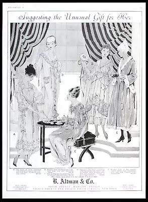 1917 B.ALTMAN Of NYC Madison Ave. Women's Lingerie Orig Vtg Fashion PRINT AD • $18.14