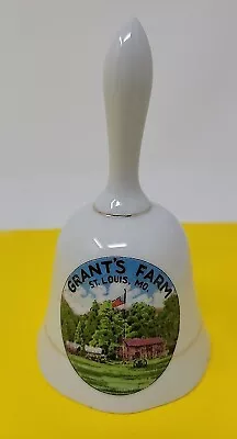 Vintage Grant's Farm Ceramic Bell St. Louis MO Missouri Covered Wagon Japan RARE • $24.99