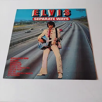 Elvis Presley Vinyl Record Separate Ways Blue RCA LP • $9.95