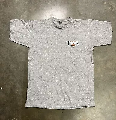 Vintage Auburn Tigers  T Shirt Mens L Gray Short Sleeve Starter Made In USA • $12.95