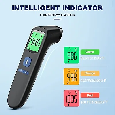 Infrared Temperature Thermometer Digital Forehead Baby Adult Body Gun Non-touch • $32.15