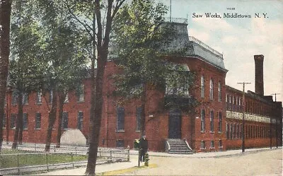 Middletown NY Saw Works Factory Ca. 1910 Industry New York • $3.49