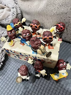 Vintage Lot Of 10 California Raisins Figures Skateboard Radio Guitar • $2.44