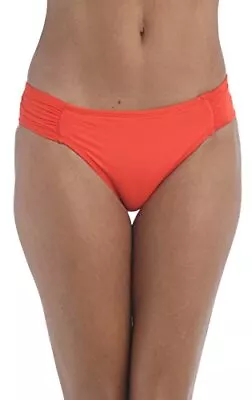 La Blanca Women's Island Goddess Side Shirred Hipster Bikini Swimsuit Bottom • $21.79