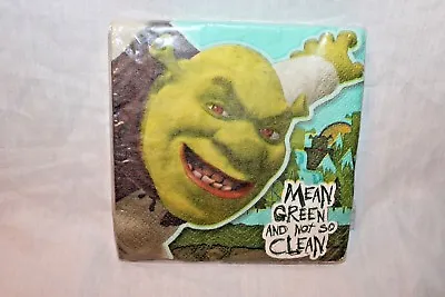 New  In Package Shrek Forever After 16- Dessert Napkins Party Supplies  • $6.49