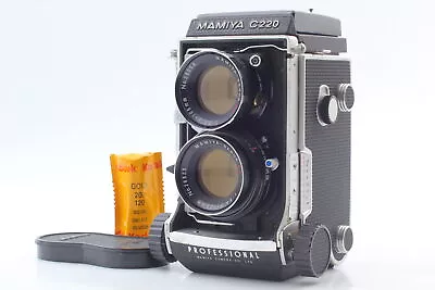 New Seal【Near Mint】Mamiya C220 PRO TLR Camera DS 105mm F3.5 Blue Dot From JAPAN • $249.99
