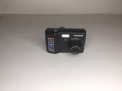 Samsung Digimax S730 7.2MP Digital Camera Black Non Working Pocket Camera • $11