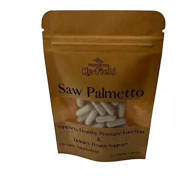 Saw Palmetto 100% Organic Capsules 500 Mg Quantity 30 • $8.99