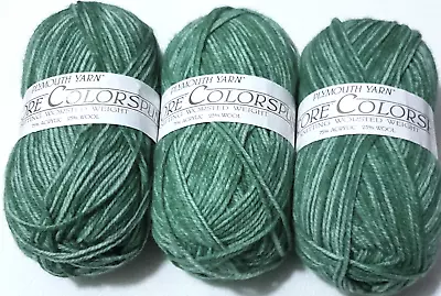 Plymouth Encore Colorspun Faded Print4 Medium Worsted Acrylic Wool Yarn 3 Skeins • $15.99