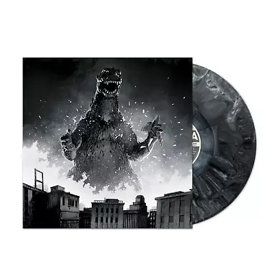 $125 • Buy Godzilla 1954 Soundtrack OST Exclusive Limited Black White Swirl Color Vinyl LP