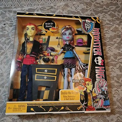 Monster High Home Ick Double The Recipe Heath Burns & Abbey Bominable 2-pack NIB • $139.95