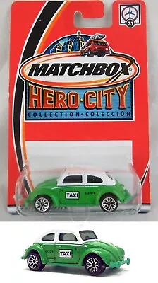 MATCHBOX 1962 VW KÄFER BEETLE TAXI VOCHO MEXICO HERO CITY 2002 - GREEN Taxi #31 • $14.99