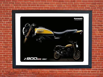 Kawasaki Z900RS Motorcycle A3 Poster On Photographic Paper Art • £9.99
