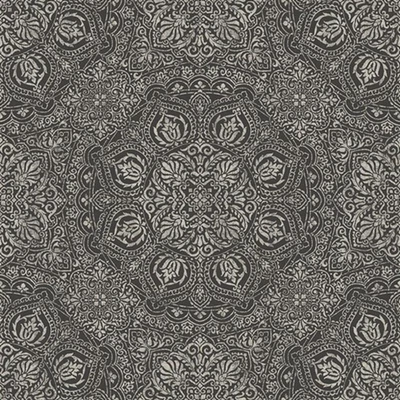 £74.80 • Buy SH00629 - Sahara Indian Mehndi Art Charcoal Blendworth Wallpaper