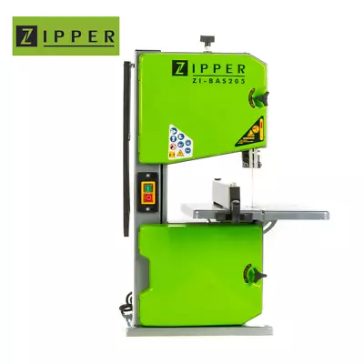 £174.99 • Buy Zipper 8  Woodworking Bandsaw Bench Top Tilting Table | 80mm 250w 230v - BAS205