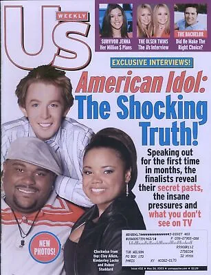 Us Weekly Mag May 26 2003 American Idol: The Shocking Truth The Olsen Twins  • £4.01