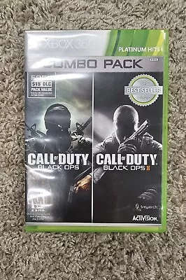 Call Of Duty Combo Pack Black Ops 1 & 2 (Xbox 360 2015) Complete Tested Working • $29.99