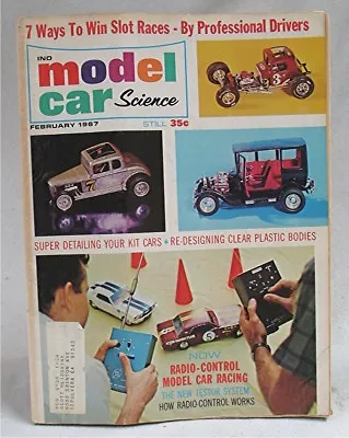 Feb. 1967 Model Car Science Magazine - Car Kits - Slot Cars - Scratch Built Cars • $13.99