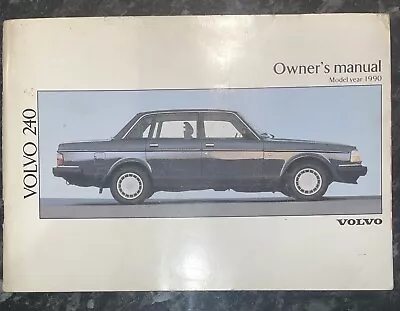 Volvo 240 Owners Handbook/Manual 1990 • $18.66