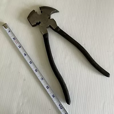 Vintage Olympia Tools 10-790 Fence Pliers Barb Wire 10.5  Long • $6.64