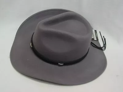 Gray Cowboy Wool Felt Hat Cavalry New Quality Hat Sizes  MEDIUM To XXLARGE • $62