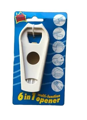 Easi Use 6 In 1 Multi Function Jar - Drinks Bottle - Can - Beer Bottle Opener • £3.99