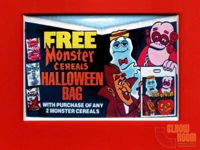 Monster Cereals Halloween Bag Vintage Display Art 2x3  Fridge/locker Magnet • $3.75