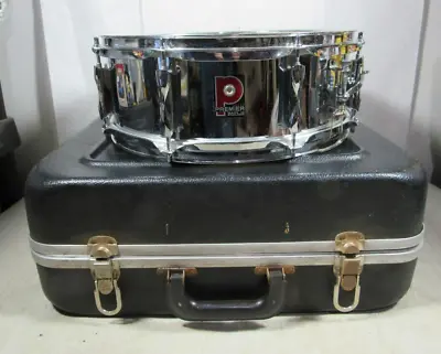 Vintage Premier 14 X5  8 Lug Chrome Snare Drum W/Case • $451.41