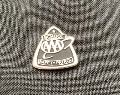 Aaa School Safety Patrol Badge Belt - Pin - Ensignia  Black 2.5  - New/sealed • $7